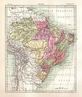 Images Dated 10th April 2017: Brazil engraving 1877