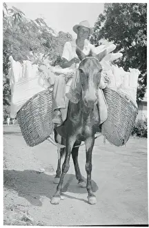 Bread Man Traveling by Donkey