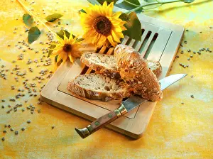 Bread with sunflower seeds