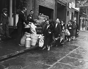 Priest Prints: Breadline in New York During Depression