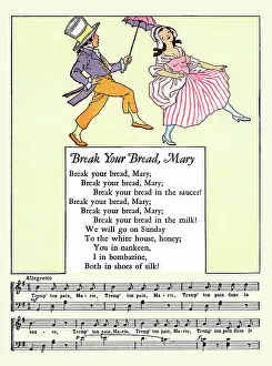 Poem Prints: Break Your Bread, Mary