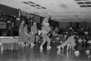 Huty35237 Prints: Breakdancing Contest, Buena Park Hotel, Buena Park, California