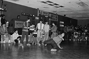 Huty35237 Prints: Breakdancing Contest, Buena Park Hotel, Buena Park, California