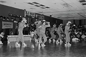 Huty35237 Prints: Breakdancing Contest, Buena Park Hotel, Buena Park, California