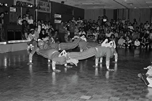 Huty35237 Prints: Breakdancing Contest, Buena Park Hotel, Buena Park, California