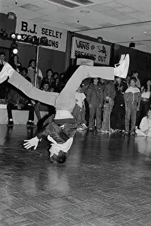 Huty35237 Prints: Breakdancing Contest, Buena Park Hotel, Buena Park, California