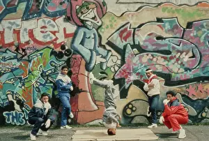 Huty32648 Prints: Breakdancing In New York