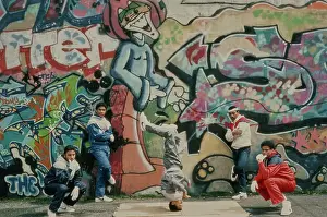 Huty32648 Prints: Breakdancing In New York