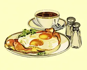Salt Prints: Breakfast Plate and Coffee