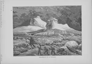 Lac0051 Prints: Breaking Up Of An Ice Field