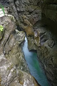 Images Dated 23rd August 2014: Breitachklamm gorge, near Tiefenbach, Oberstdorf, Bavarian Swabia, Bavaria, Germany