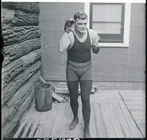 Intimidation Prints: Bill Brennan in Fighting Pose