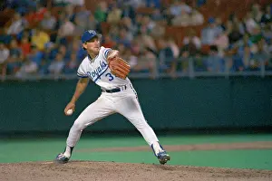 Bret Saberhagen in Pitching Action