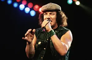 Concert Prints: Brian Johnson Of AC/DC