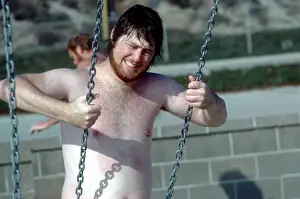 Brian Wilson Rides The Swings