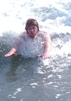 Brian Wilson Rides A Wave