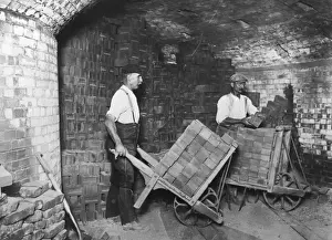 Occupations Manufacturing Europe Prints: Brick Making