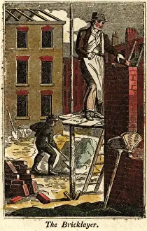 Occupations H Prints: The Bricklayer
