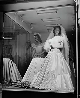 File 2460 Prints: Bridal Store Window