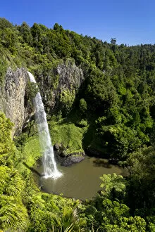 Images Dated 9th January 2013: Bridal Veil Falls, Raglan, Waikato Region, New Zealand
