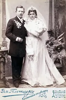 Groom Prints: Bride And Groom; Standing