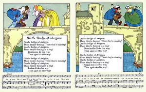 Dance Prints: On the Bridge of Avignon