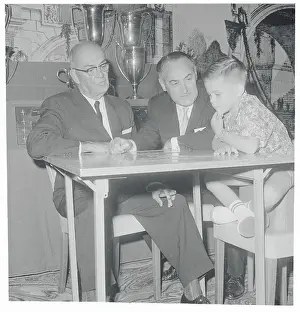 Bridge Player Charles Goren During Uneven Game