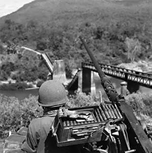 Laos Prints: The Bridge on the River Nam Lik