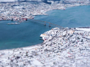 Images Dated 22nd May 2016: Bridge at tromso with miniature effect