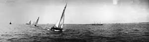 Prints of 1910: Boats in action during the Bridlington Regatta. (Photo by Alfred Hind Robinson/A H Robinson/Getty Images) Alfred Hind Robinson (1864-1950) Prints: Bridlington Regatta