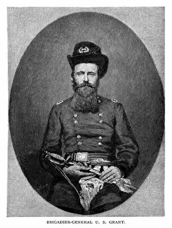 Images Dated 23rd April 2018: Brigadier General Ulysses Simpson Grant