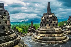 Circa 9th Century Prints: Bright Borobudur after rain