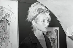 Tropez Prints: Brigitte Bardot Attending Dussart Art Showing