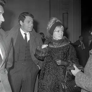 Brigitte Bardot with Christian Marquand