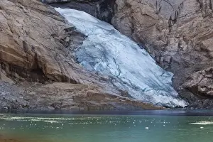 Coastal Area Prints: Briksdalsbreen glacier tongue of Jostedalsbreen Glacier