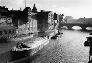Water T Prints: Bristol Barge