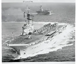 British Aircraft carrers HMS Centaur and Albion: 1954