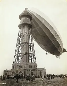 British Airship Moored at Montreal