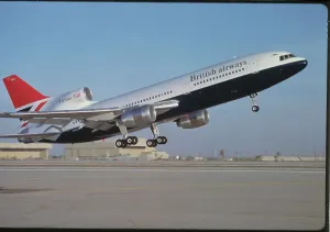 Palmdale Prints: British Airway's Lockheed Taking Off