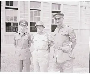 Two British and One American Korean War Officers