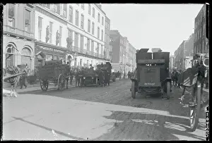 British Amored Car Patrolling Street in Limerick