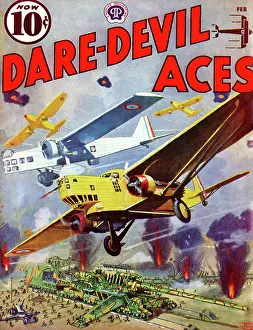 Wwii Prints: British Bomb Krupp Artillery