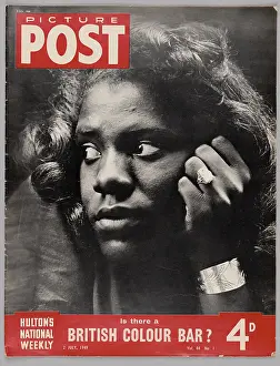 Prints of The cover of the 2nd July 1949 edition of Picture Post magazine, featuring a portrait of a young Black woman relating to the article Is There A British Colour Bar?'. (Photo by Mrs T) Moments of Everyday Brilliance: Is There A British Colour Bar?