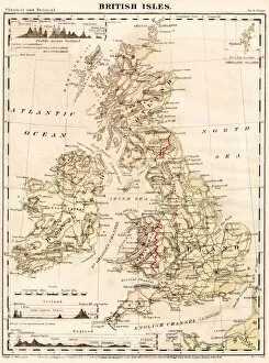 Images Dated 18th February 2017: British Isles map 1867