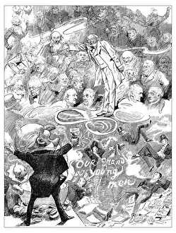 Images Dated 22nd October 2018: British London satire caricatures comics cartoon illustrations