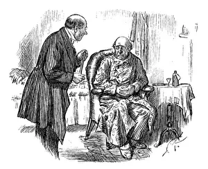 Images Dated 22nd October 2018: British London satire caricatures comics cartoon illustrations: Treatment