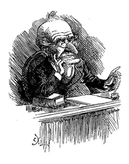 British London satire caricatures comics cartoon illustrations