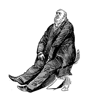 British London satire caricatures comics cartoon illustrations