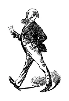 British London satire caricatures comics cartoon illustrations