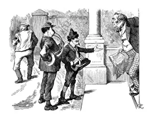 British London satire caricatures comics cartoon illustrations